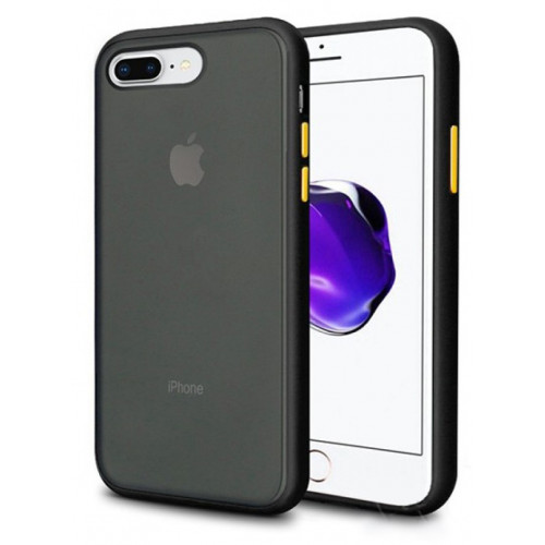 Чехол iPhone 7/8 Plus Gingel Series Black/Yellow